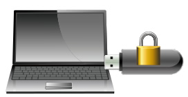 USB型HardKeyの導入でPC端末やデバイスロック!